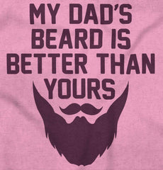 Dad's Beard Infant Toddler T Shirt-Direct To Garment Print-Brisco Baby