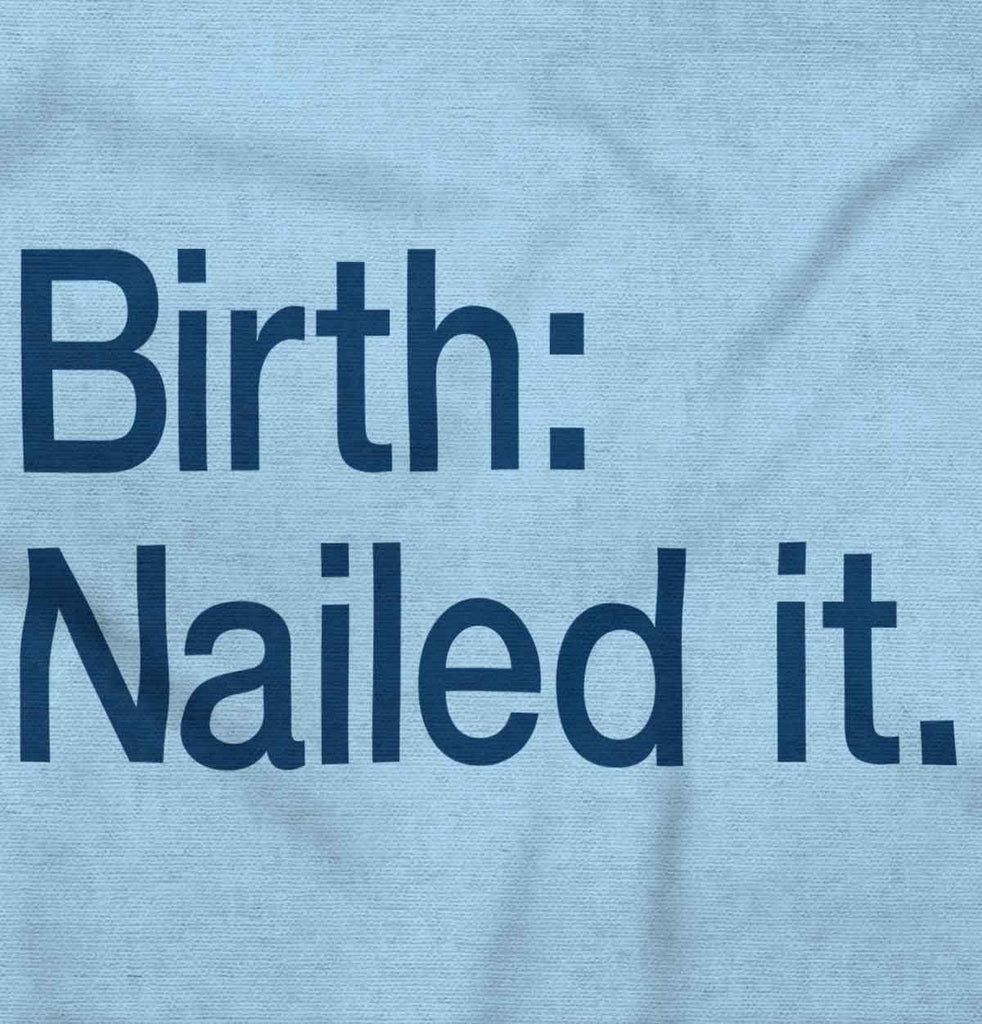 Nailed It Infant Baby Bib-Direct To Garment Print-Brisco Baby