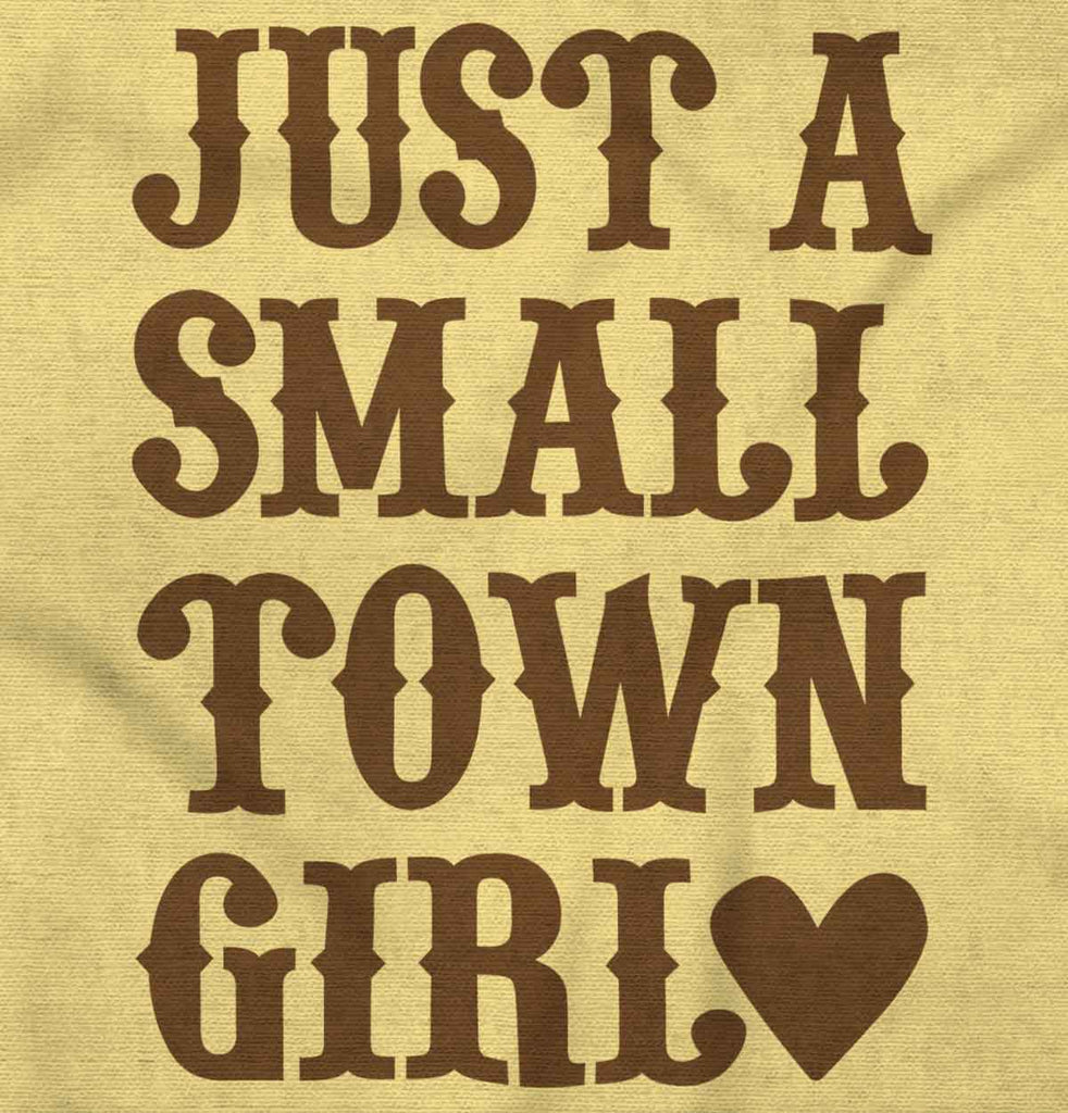 Small Town Girl Infant Toddler T Shirt-Direct To Garment Print-Brisco Baby