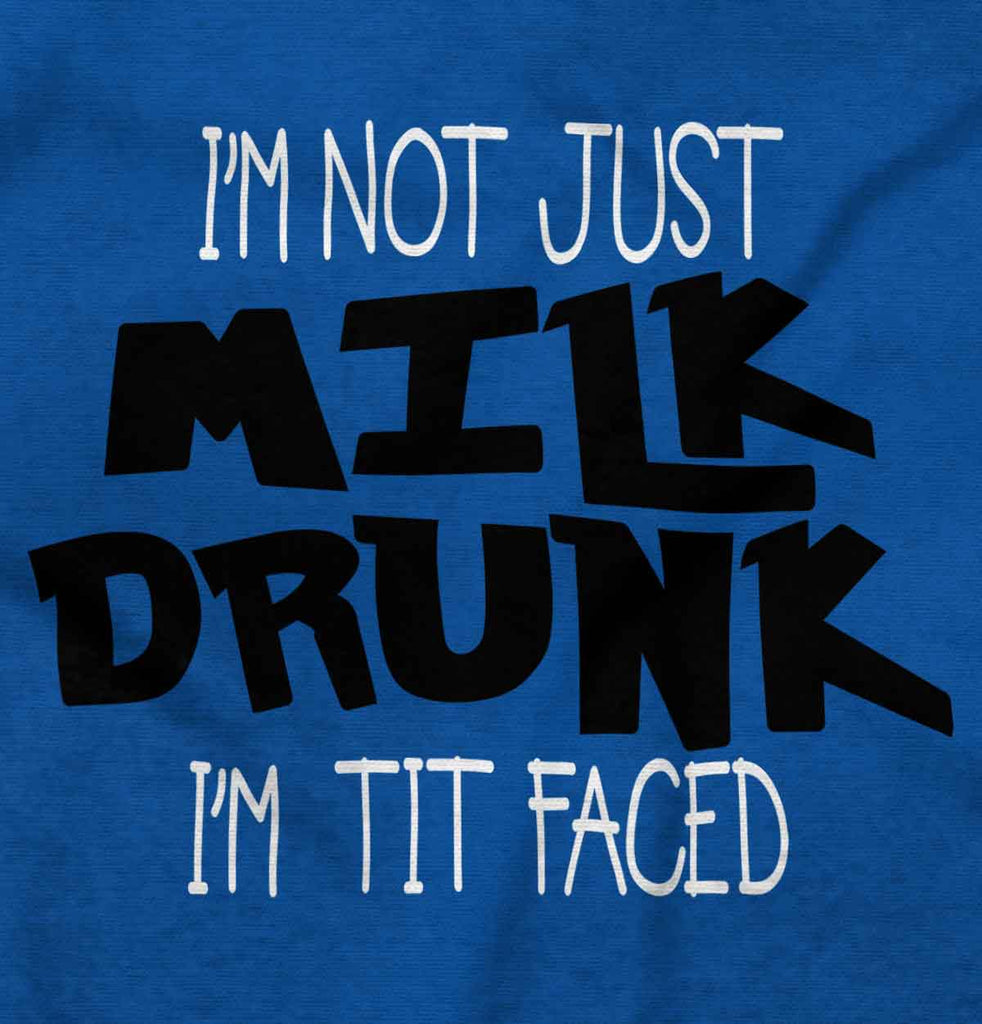 Tit Faced Ringer Romper Bodysuit-Direct To Garment Print-Brisco Baby