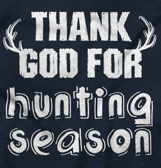 Thank God For Hunting Romper Bodysuit-Direct To Garment Print-Brisco Baby