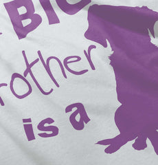 Brother is a Dog Solid Baby Infant Dress-Direct To Garment Print-Brisco Baby