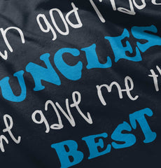 When God Made Uncles Infant Toddler T Shirt-Direct To Garment Print-Brisco Baby