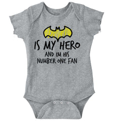 Bat Hero Romper Bodysuit-Direct To Garment Print-Brisco Baby