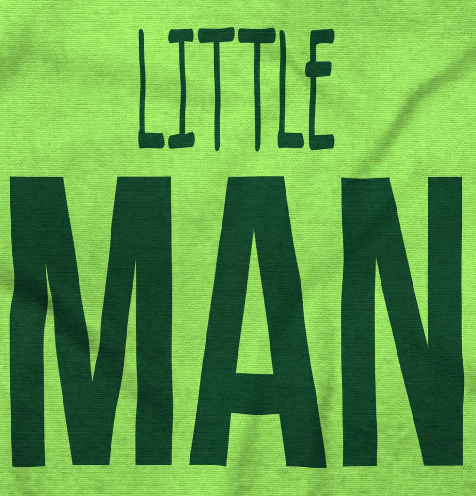 Little Man Romper Bodysuit-Direct To Garment Print-Brisco Baby