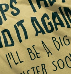 Oops They Did It Again Big Sister Infant Toddler T Shirt-Direct To Garment Print-Brisco Baby