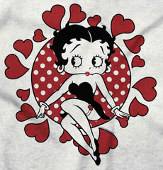 Vintage Betty Toddler Football Jersey Tee-Direct To Garment Print-Brisco Baby