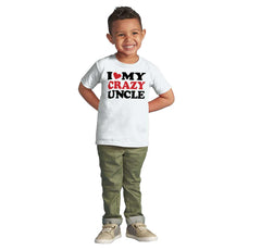 My Crazy Uncle Infant Toddler T Shirt-Direct To Garment Print-Brisco Baby