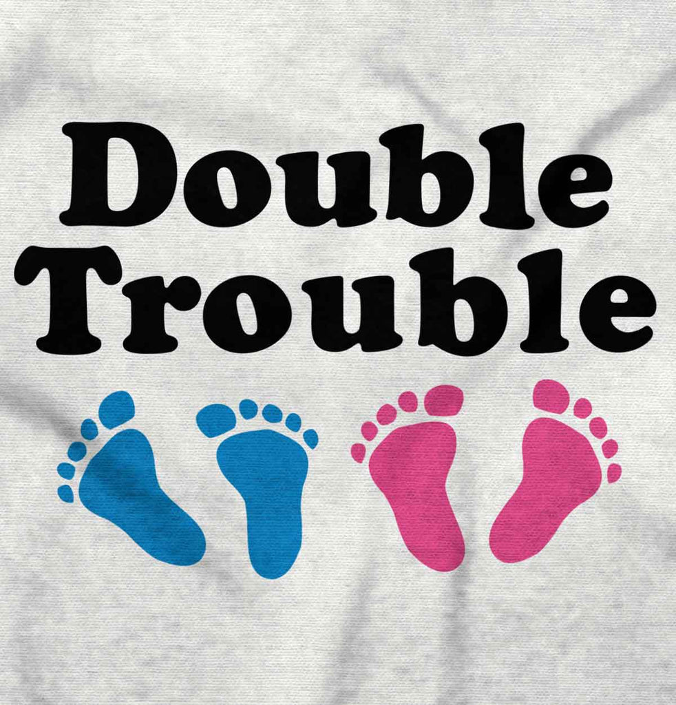 Double Touble Maternity T-Shirt-Direct To Garment Print-Brisco Baby