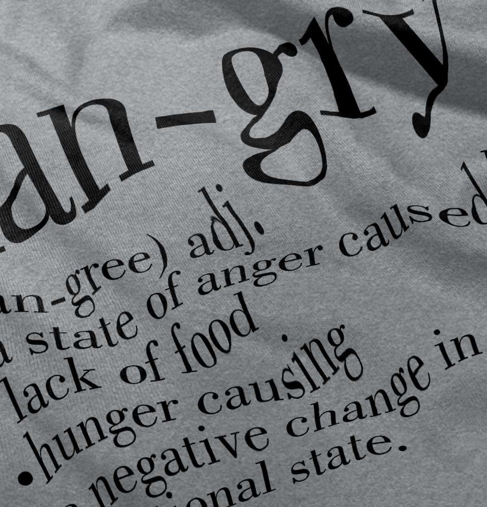 Hangry Definition Infant Toddler T Shirt-Direct To Garment Print-Brisco Baby