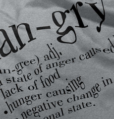 Hangry Definition Infant Toddler T Shirt-Direct To Garment Print-Brisco Baby