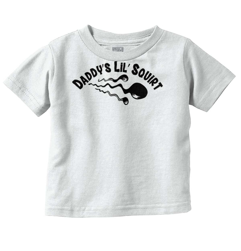 Lil Squirt Infant Toddler T Shirt-Direct To Garment Print-Brisco Baby