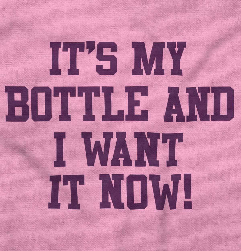 I Want It Now Infant Baby Bib-Direct To Garment Print-Brisco Baby