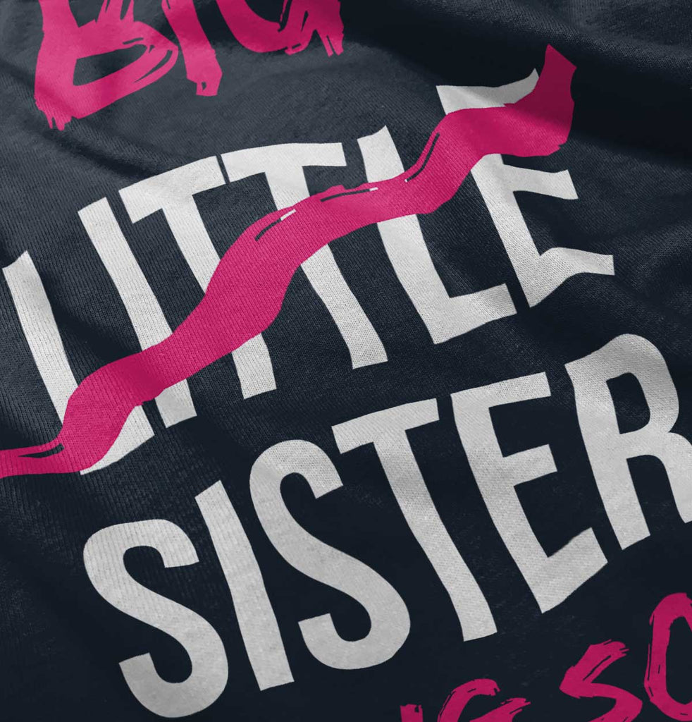 Big Little Sister Coming Soon Infant Toddler T Shirt-Direct To Garment Print-Brisco Baby