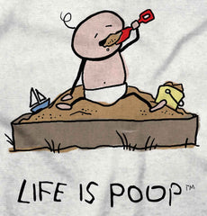 Eating Sand Infant Toddler T Shirt-Direct To Garment Print-Brisco Baby