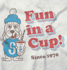 Fun In A Cup Trimmed Colored Velcro Bib-Direct To Garment Print-Brisco Baby