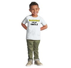 Bananas For Uncle Infant Toddler T Shirt-Direct To Garment Print-Brisco Baby