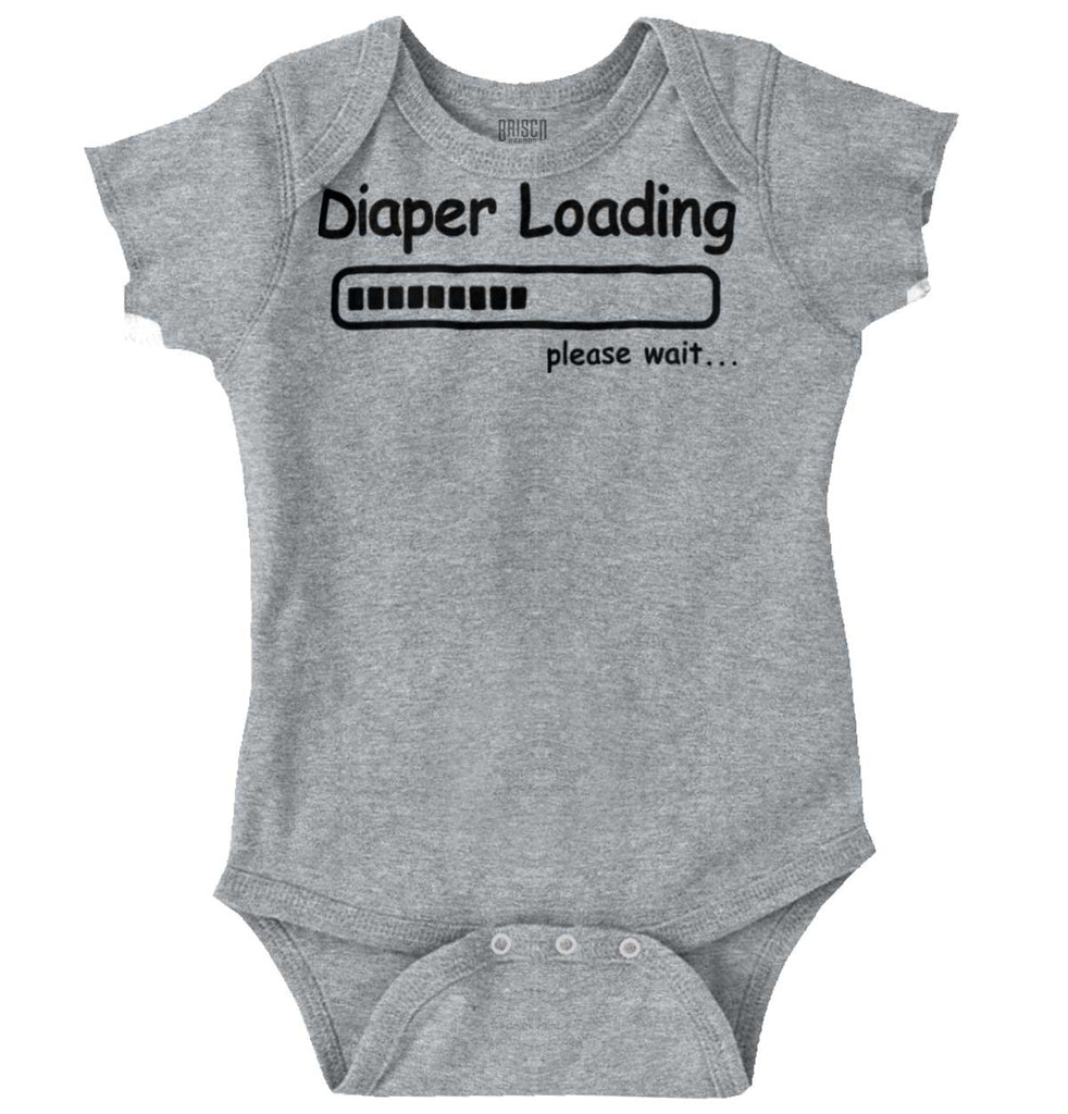 Diaper Loading Romper Bodysuit-Direct To Garment Print-Brisco Baby