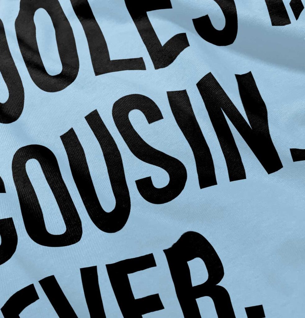 Coolest Cousin Ever Infant Baby Bib-Direct To Garment Print-Brisco Baby