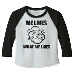What Me Likes Toddler Baseball-Direct To Garment Print-Brisco Baby