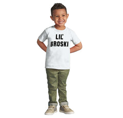 Lil' Broski Infant Toddler T Shirt-Direct To Garment Print-Brisco Baby