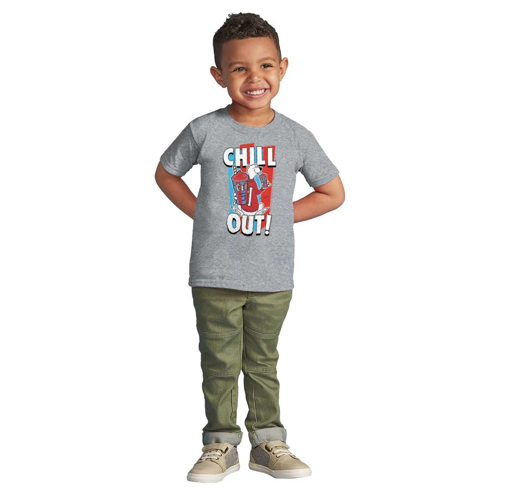 Chill Out Infant Toddler T Shirt-Direct To Garment Print-Brisco Baby