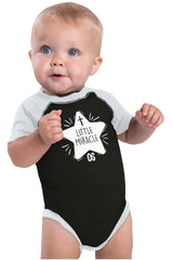 Little Miracle Raglan Romper Bodysuit-Direct To Garment Print-Brisco Baby