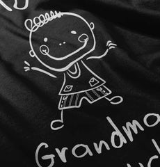 Love My Grandma Infant Baby Bib-Direct To Garment Print-Brisco Baby