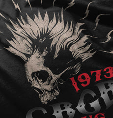 CBGB Mohawk Infant Baby Bib-Direct To Garment Print-Brisco Baby