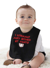 Just Sithed My Pants Infant Baby Bib-Direct To Garment Print-Brisco Baby