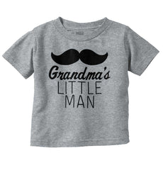Grandma's Little Man Infant Toddler T Shirt-Direct To Garment Print-Brisco Baby