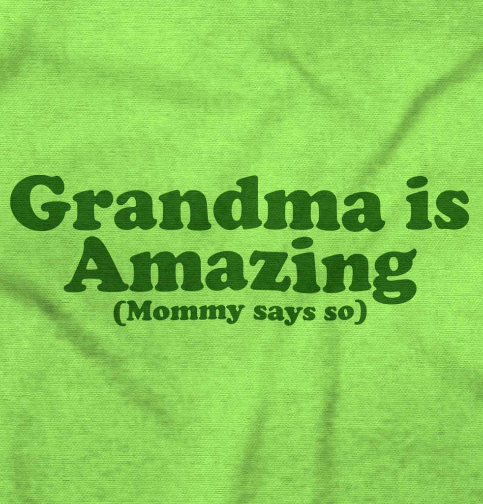 Grandma Amazing Romper Bodysuit-Direct To Garment Print-Brisco Baby