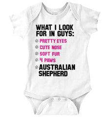 Aus Shepherd List Romper Bodysuit-Direct To Garment Print-Brisco Baby
