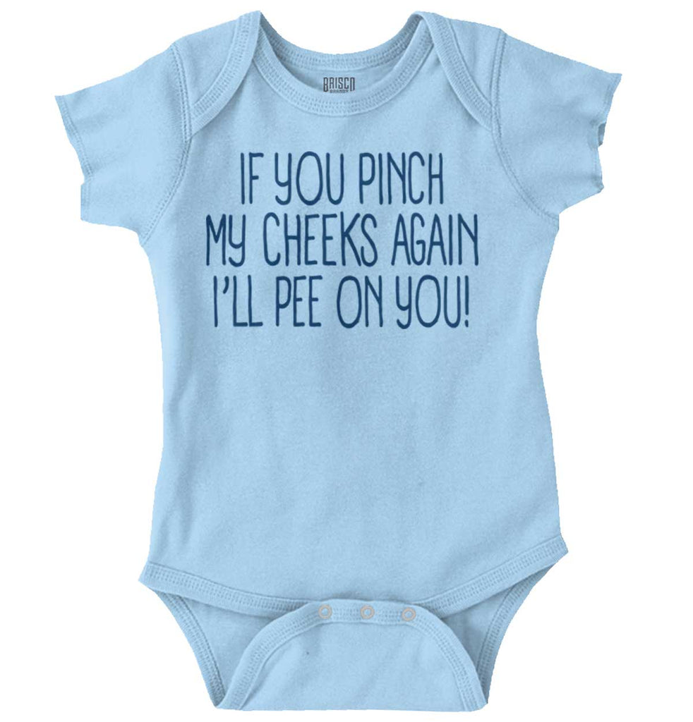 I'll Pee on You Romper Bodysuit-Direct To Garment Print-Brisco Baby