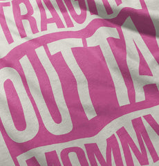 Straight Outta Mommy Baby Striped Skirt Dress-Direct To Garment Print-Brisco Baby