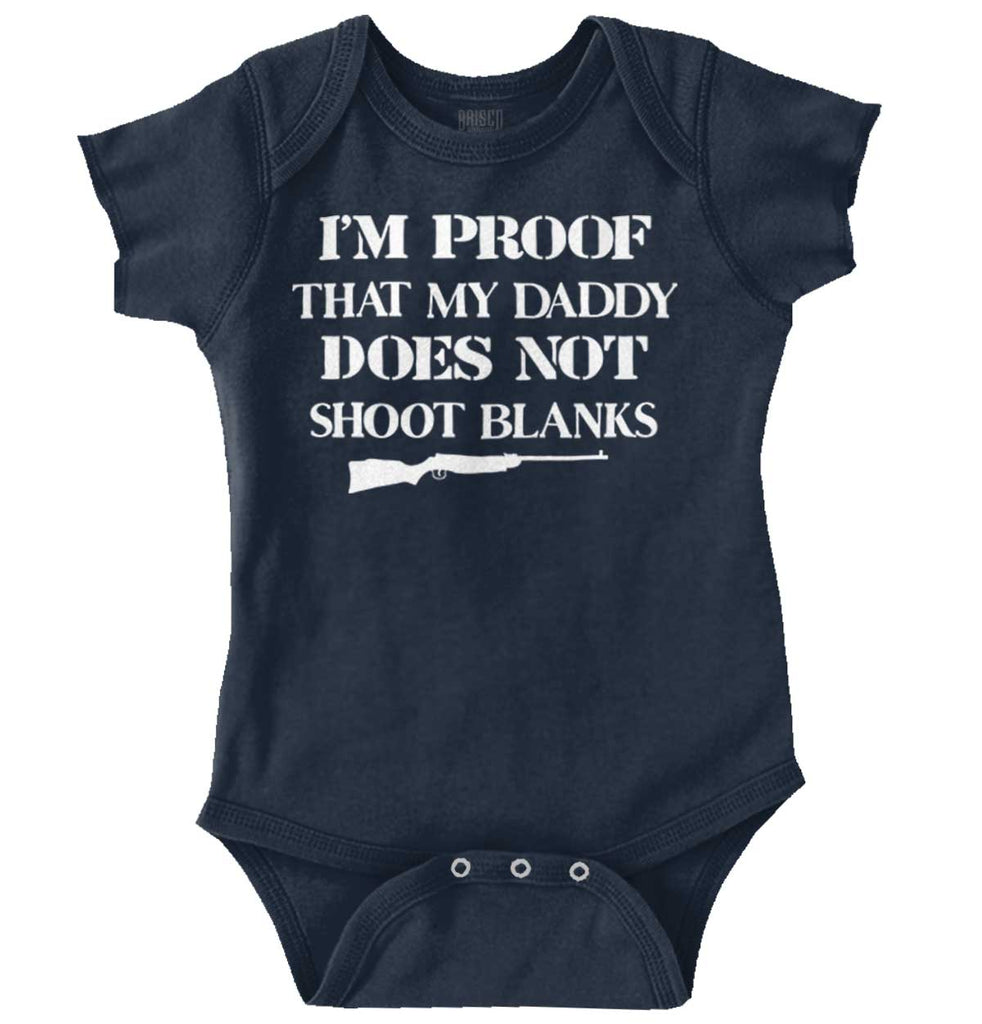 Shoot Blanks Romper Bodysuit-Direct To Garment Print-Brisco Baby