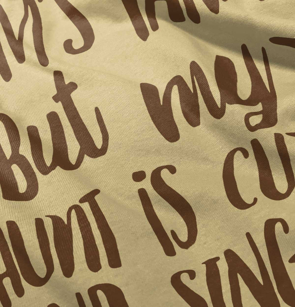 Aunt is Single Romper Bodysuit-Direct To Garment Print-Brisco Baby