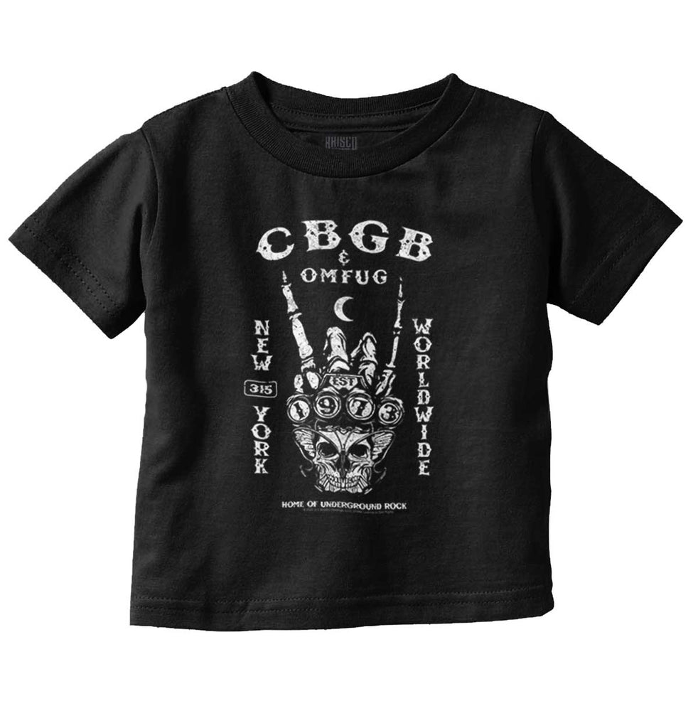 CBGB Metal Infant Toddler T Shirt-Direct To Garment Print-Brisco Baby