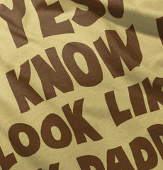 Look Like Daddy Infant Toddler T Shirt-Direct To Garment Print-Brisco Baby