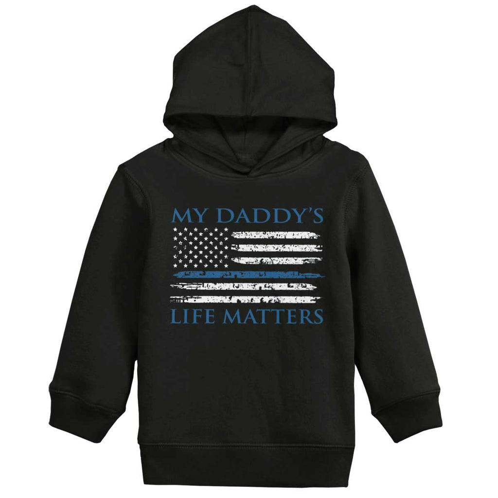 Daddy's Life Toddler Pullover Hoodie-Direct To Garment Print-Brisco Baby