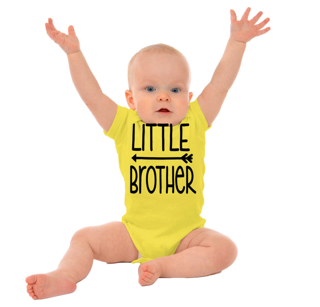 Little Brother Romper Bodysuit-Direct To Garment Print-Brisco Baby