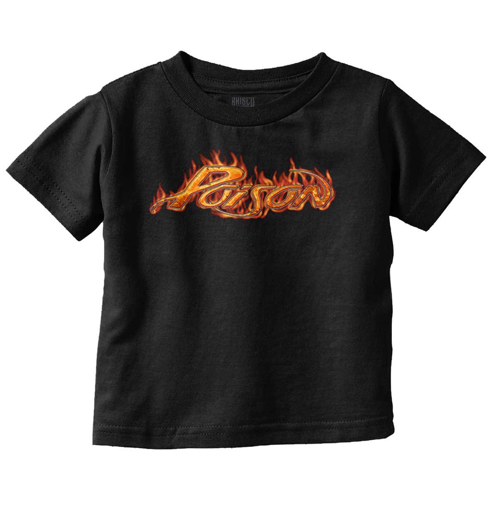 Flames Of Poison Infant Toddler T Shirt-Direct To Garment Print-Brisco Baby