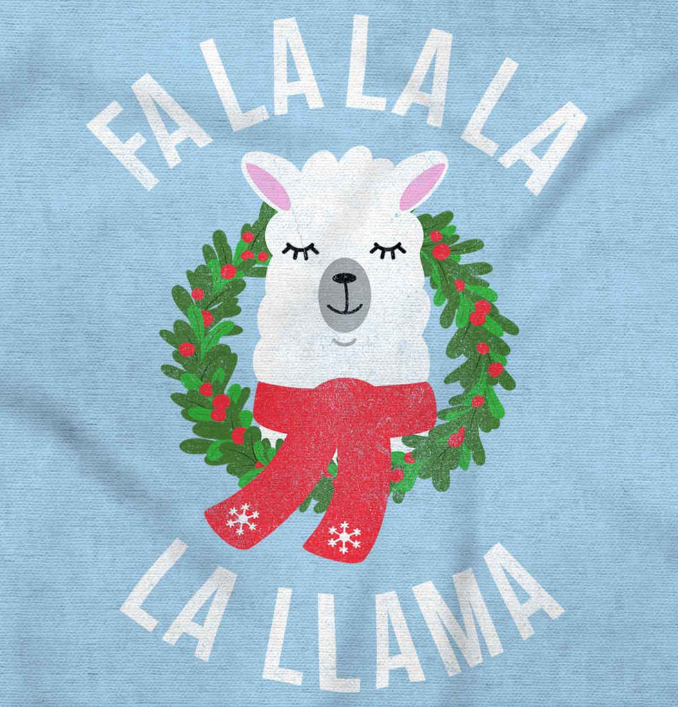 Llama Christmas Infant Baby Bib-Direct To Garment Print-Brisco Baby