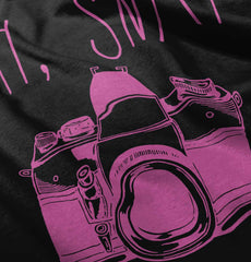 Oh Snap Camera Toddler Ruffled Trim T-Shirt-Direct To Garment Print-Brisco Baby