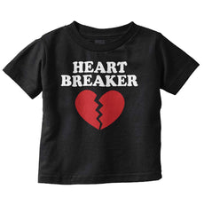 Heart Breaker Infant Toddler T Shirt-Direct To Garment Print-Brisco Baby