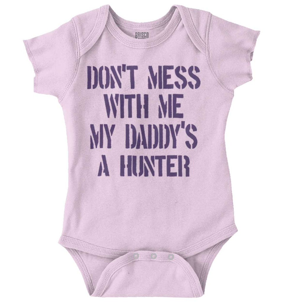 Daddy's A hunter Romper Bodysuit-Direct To Garment Print-Brisco Baby
