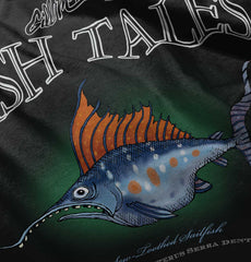 Saw-Toothed Sailfish Infant Baby Bib-Direct To Garment Print-Brisco Baby