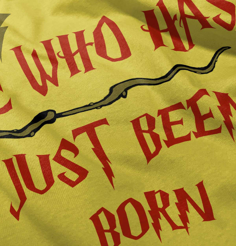 He Who Just Been Born Romper Bodysuit-Direct To Garment Print-Brisco Baby