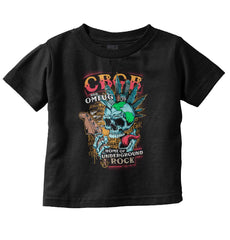 Heavy Metal CBGB Infant Toddler T Shirt-Direct To Garment Print-Brisco Baby