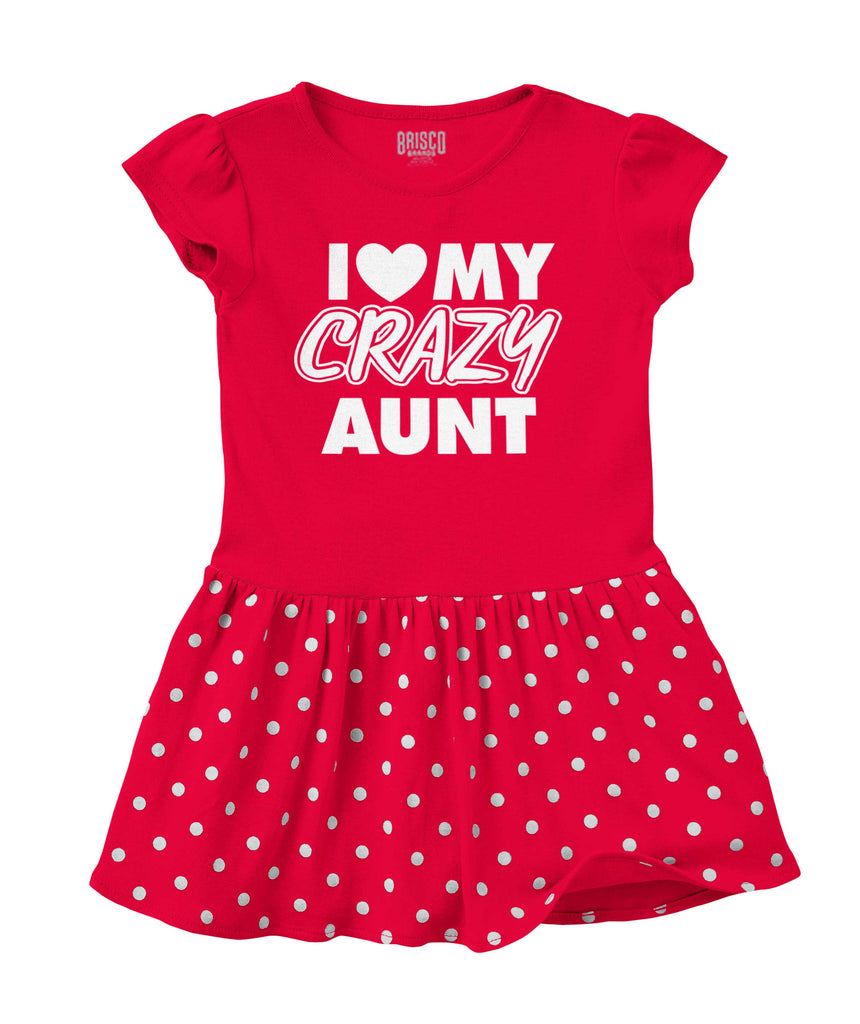 Crazy Aunt Baby Polka Dot Skirt Dress-Direct To Garment Print-Brisco Baby